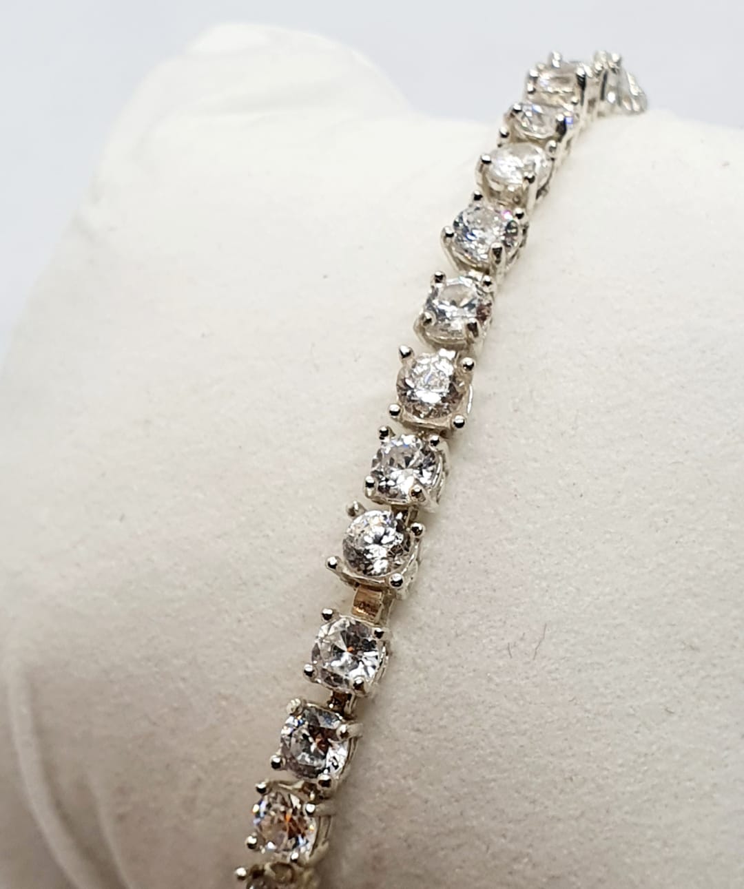 צמיד טניס כסף זירקונים