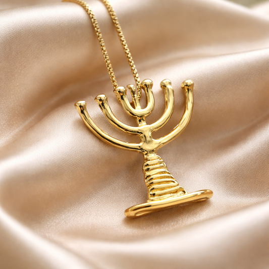 תליון מנורה זהב 14 קראט