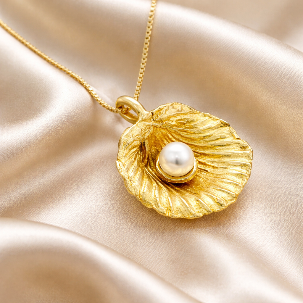 מחרוזת זהב צדף