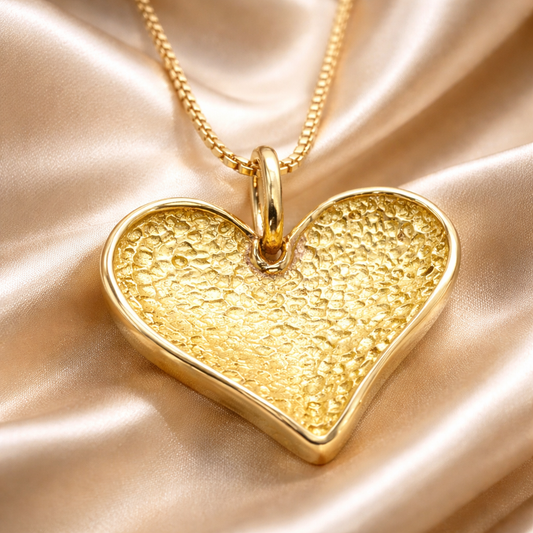 תליון זהב 14 קראט לב