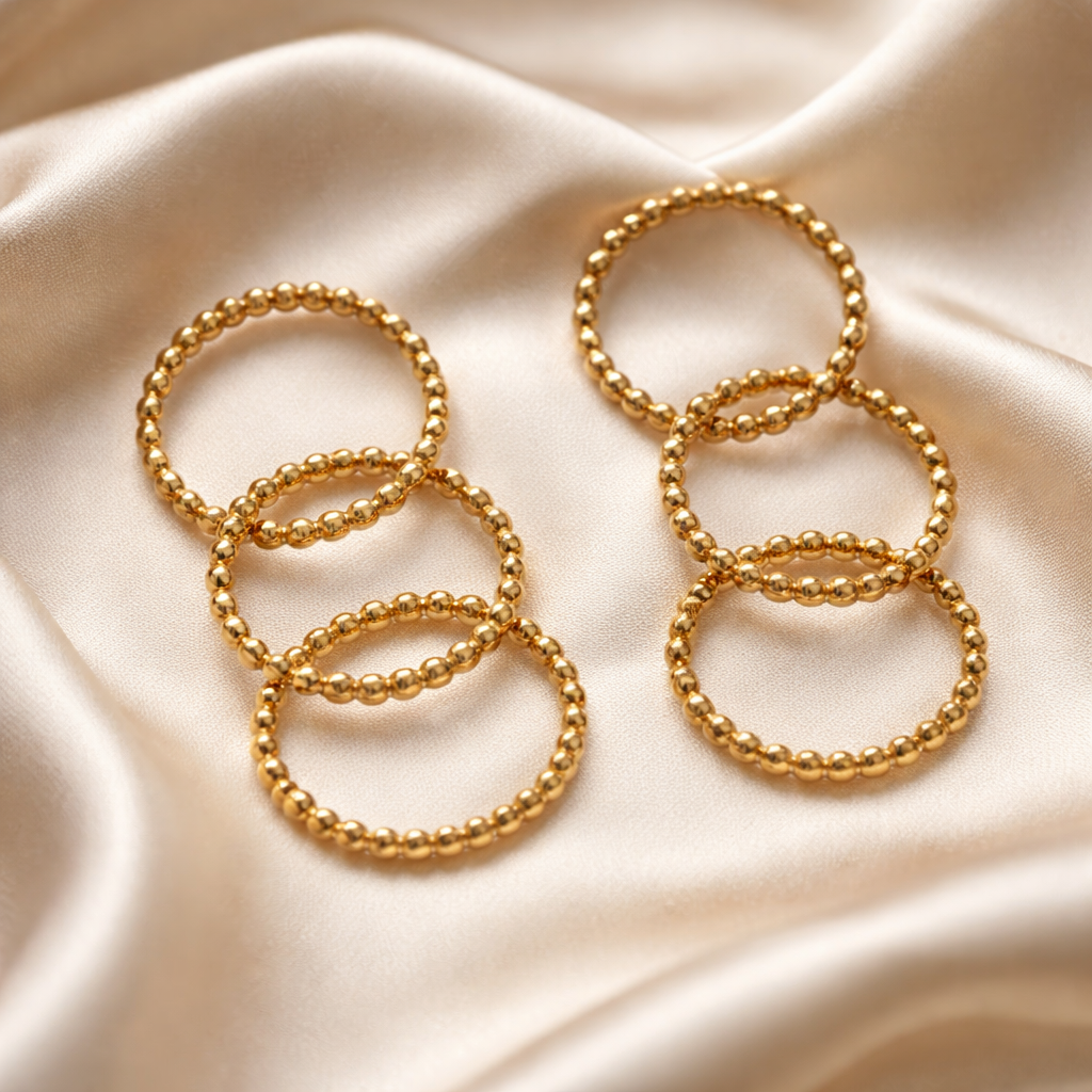 עגילי זהב 14 קראט צמודים וארוכים