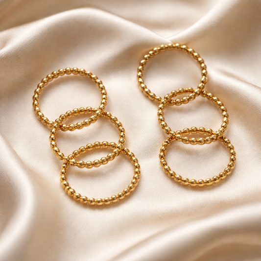 עגילי זהב 14 קראט צמודים וארוכים