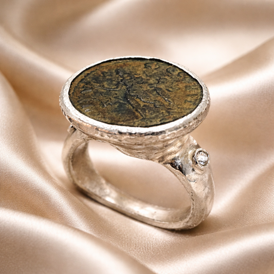 טבעת חותם לגבר - מטבע