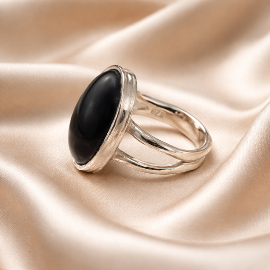 טבעת כסף בהתאמה אישית