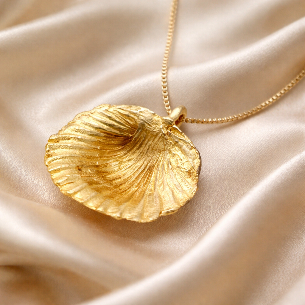 מחרוזת זהב צדף