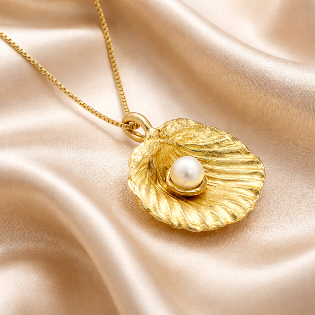 מחרוזת זהב צדף