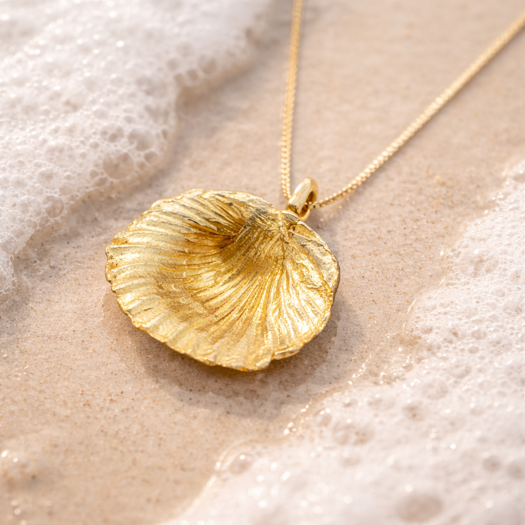 מחרוזת זהב צדף