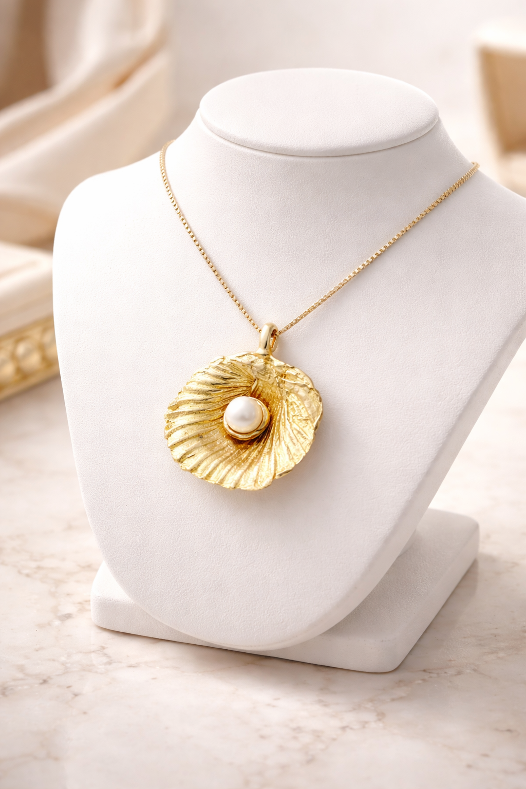 מחרוזת זהב צדף