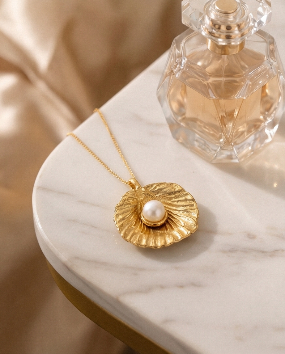 מחרוזת זהב צדף