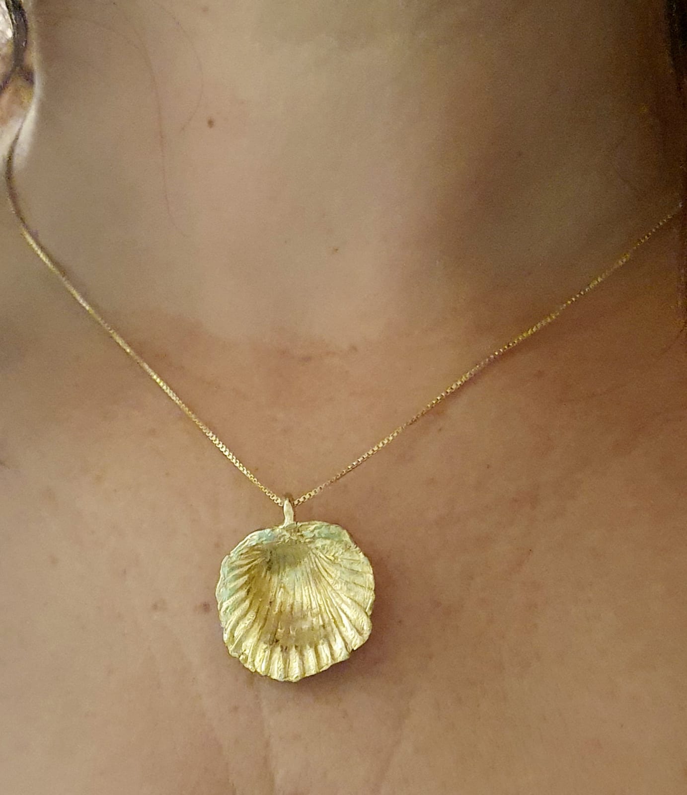 מחרוזת זהב צדף