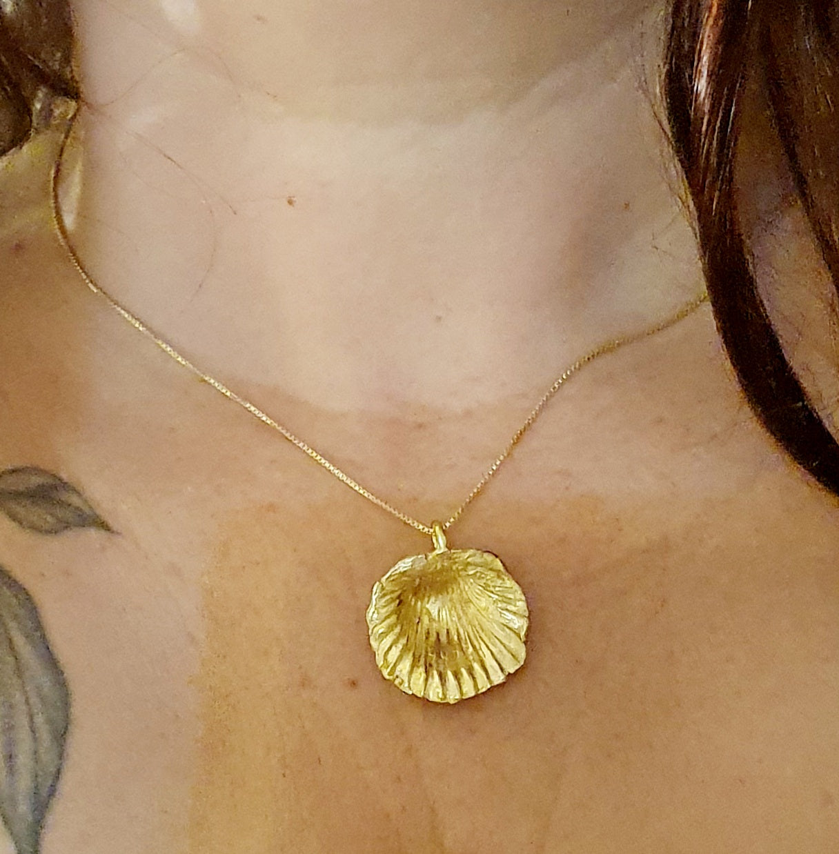 מחרוזת זהב צדף